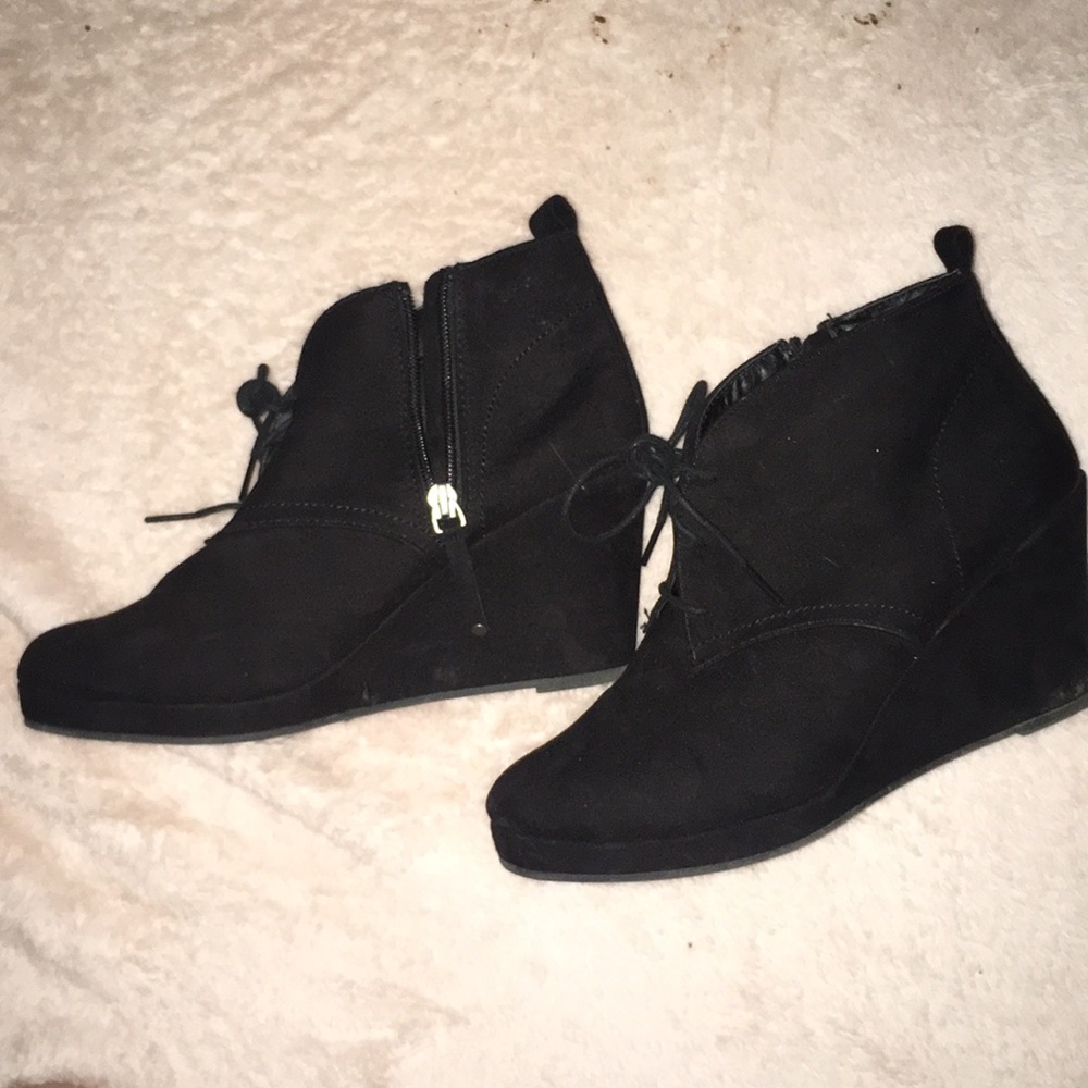 Cute heeled booties
